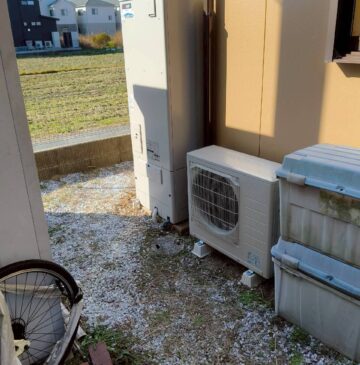 兵庫県加古川市Mエコキュートの施工事例工事後写真