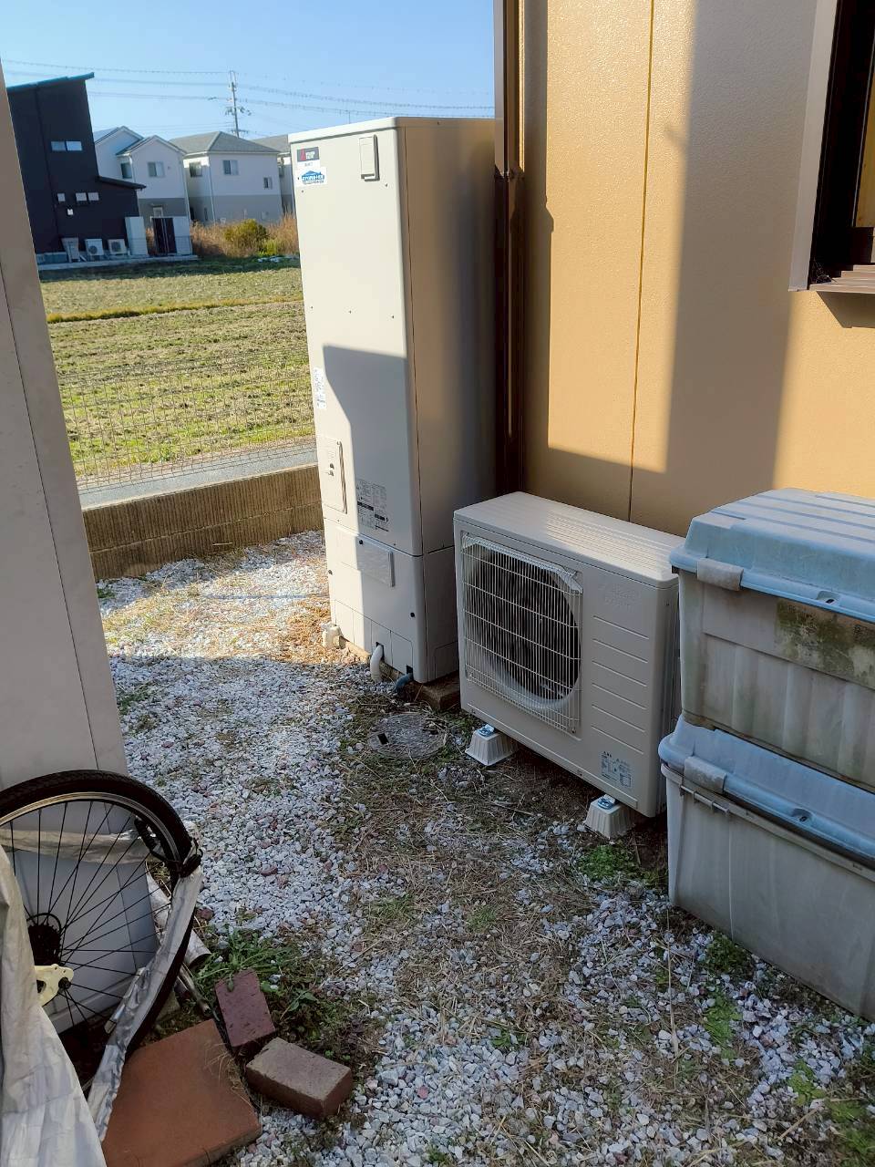 兵庫県加古川市Mエコキュートの施工事例工事後写真