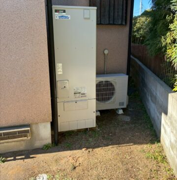 兵庫県明石市Yエコキュートの施工事例工事後写真