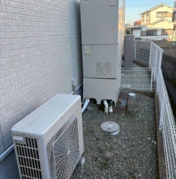 兵庫県明石市Yエコキュートの施工事例工事後写真