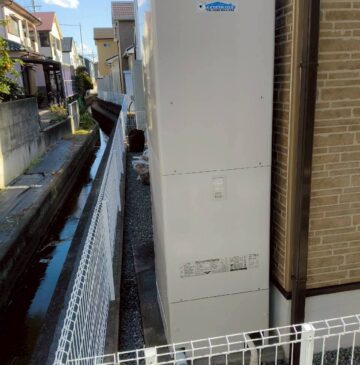 兵庫県加古川市Iエコキュートの施工事例工事後写真