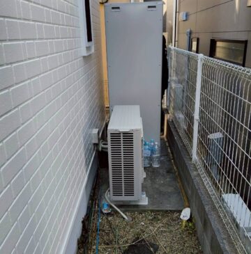 神戸市北区Tエコキュートの施工事例工事後写真