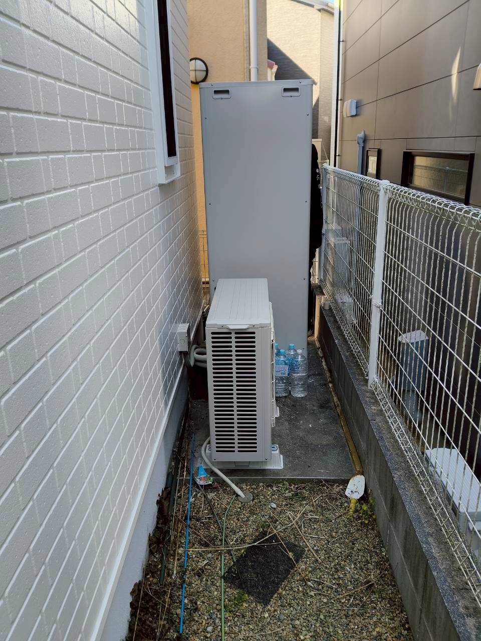 神戸市北区Tエコキュートの施工事例工事後写真