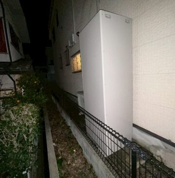 神戸市西区Tエコキュートの施工事例工事後写真