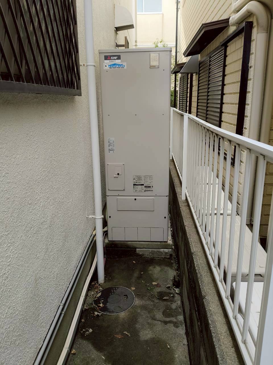 兵庫県西宮市Wエコキュートの施工事例工事後写真