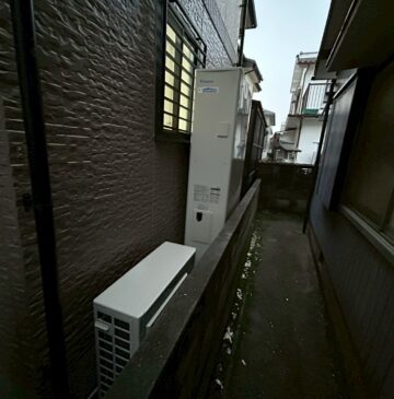 兵庫県明石市Iエコキュートの施工事例工事後写真