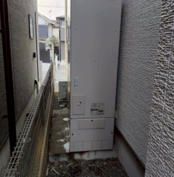 神戸市西区Oエコキュートの施工事例工事後写真