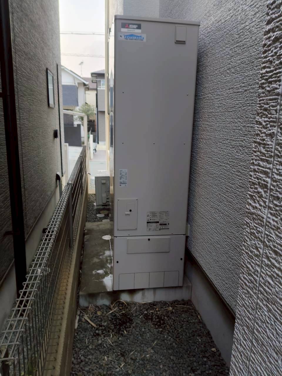 神戸市西区Oエコキュートの施工事例工事後写真