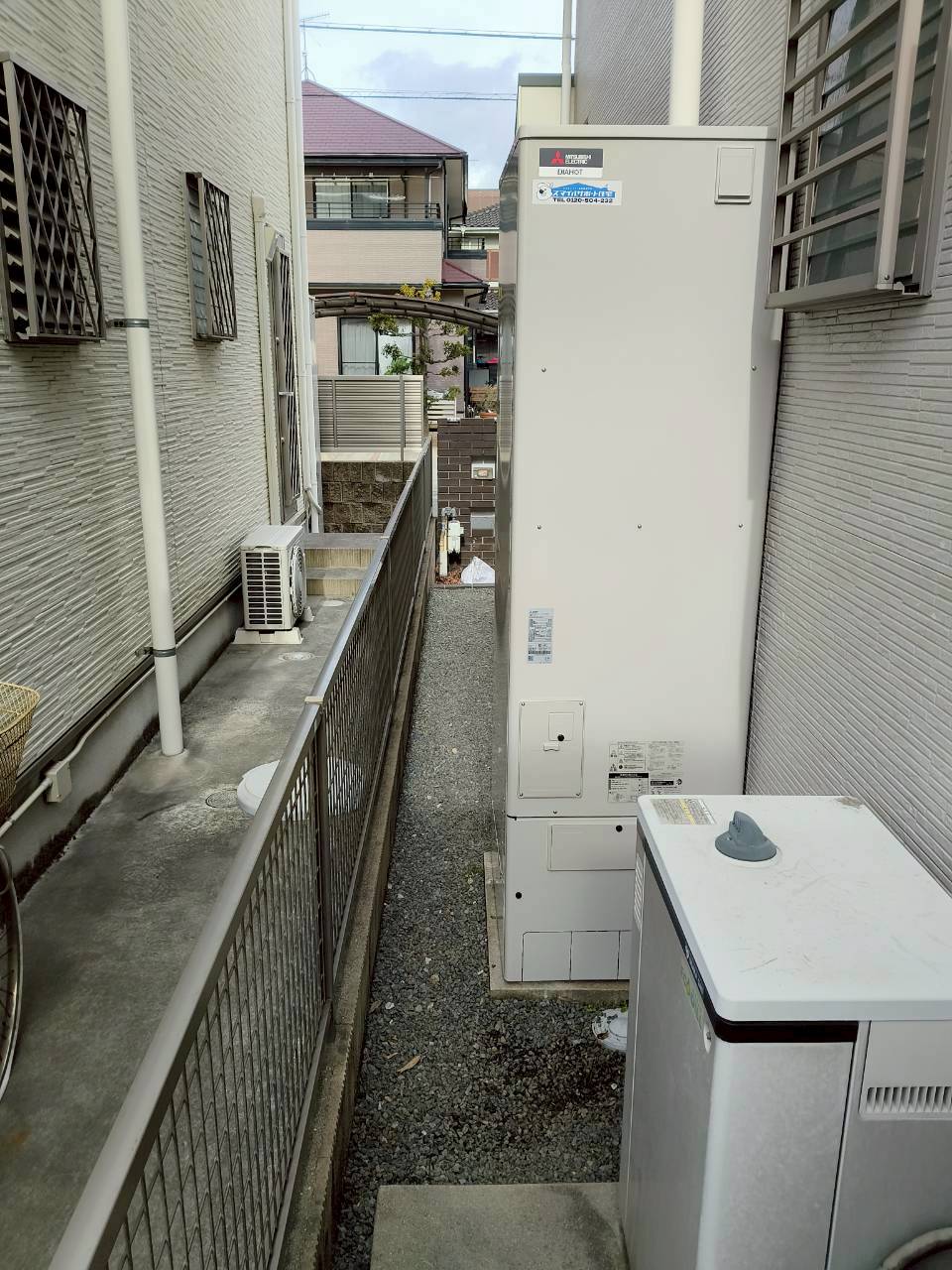 兵庫県高砂市Kエコキュートの施工事例工事後写真