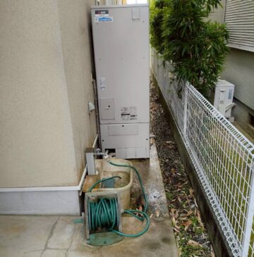 神戸市北区Nエコキュートの施工事例工事後写真