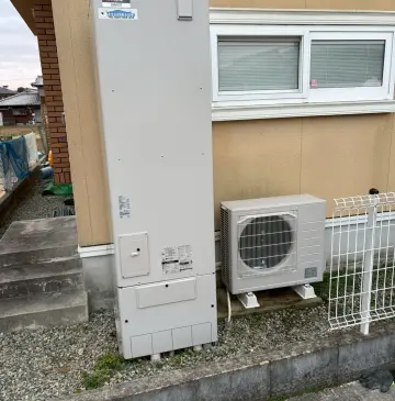 兵庫県小野市Kエコキュートの施工事例工事後写真