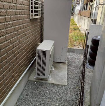 兵庫県宝塚市Fエコキュートの施工事例工事後写真