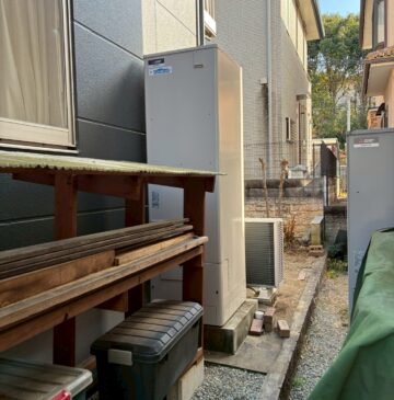 兵庫県姫路市Nエコキュートの施工事例工事後写真