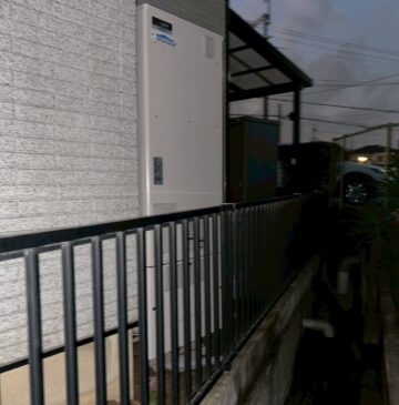 兵庫県明石市Yエコキュートの施工事例工事後写真