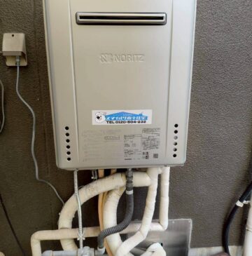 兵庫県加古川市Tガス給湯器の施工事例工事後写真