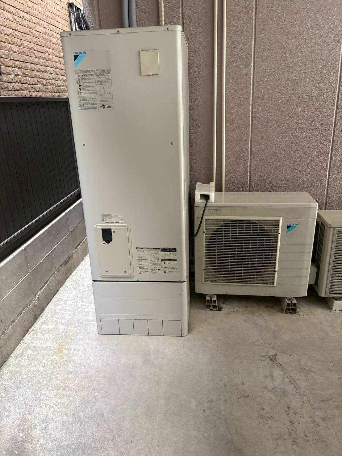 神戸市西区Hエコキュートの施工事例工事前写真