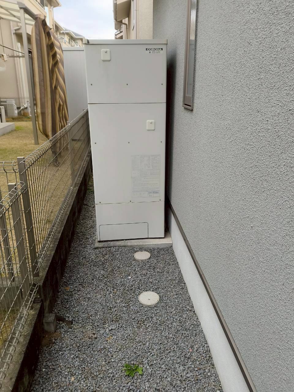 兵庫県加古川市Nエコキュートの施工事例工事前写真