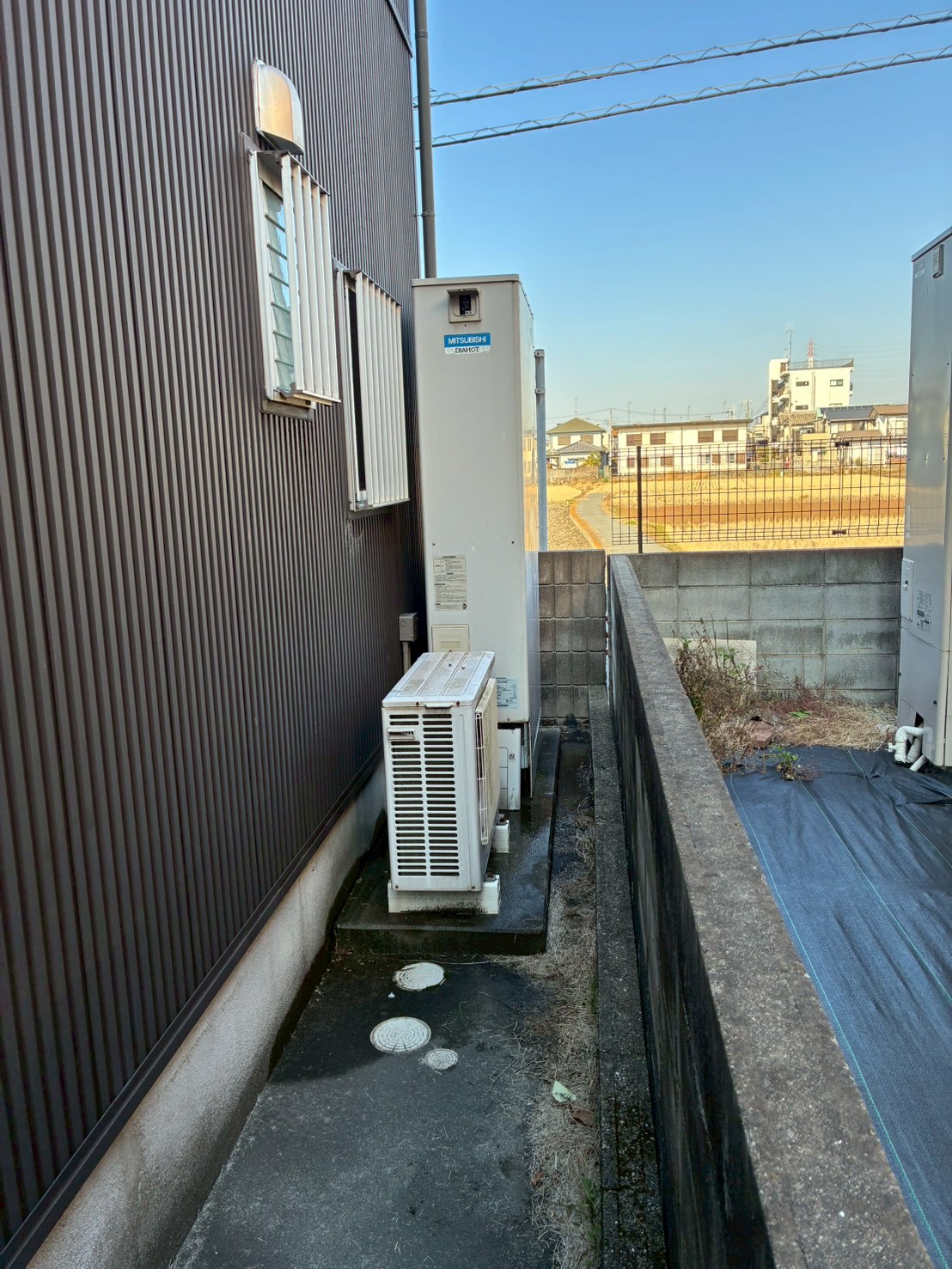 兵庫県加古川市Tエコキュートの施工事例工事前写真