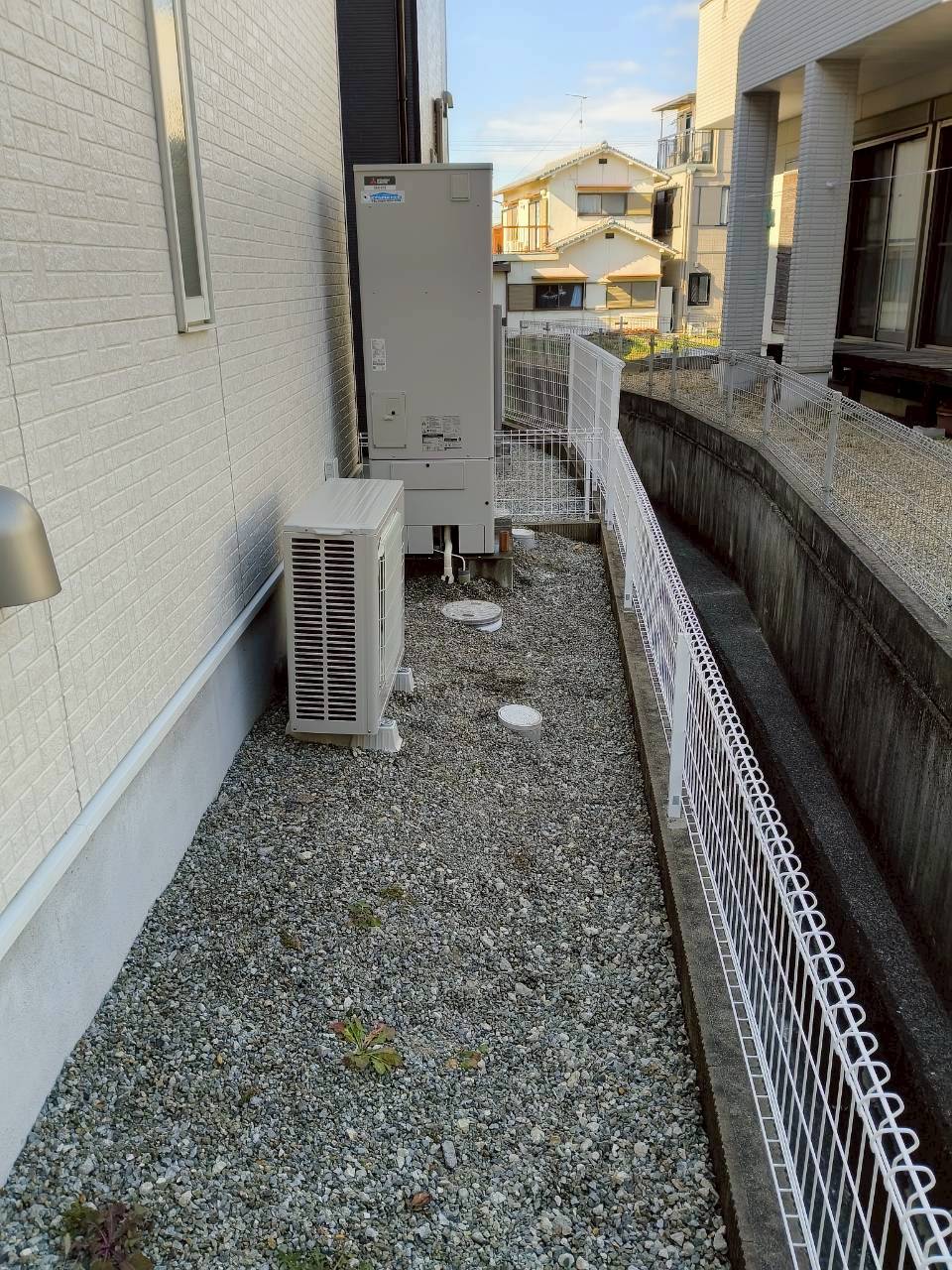 兵庫県明石市Yエコキュートの施工事例工事前写真