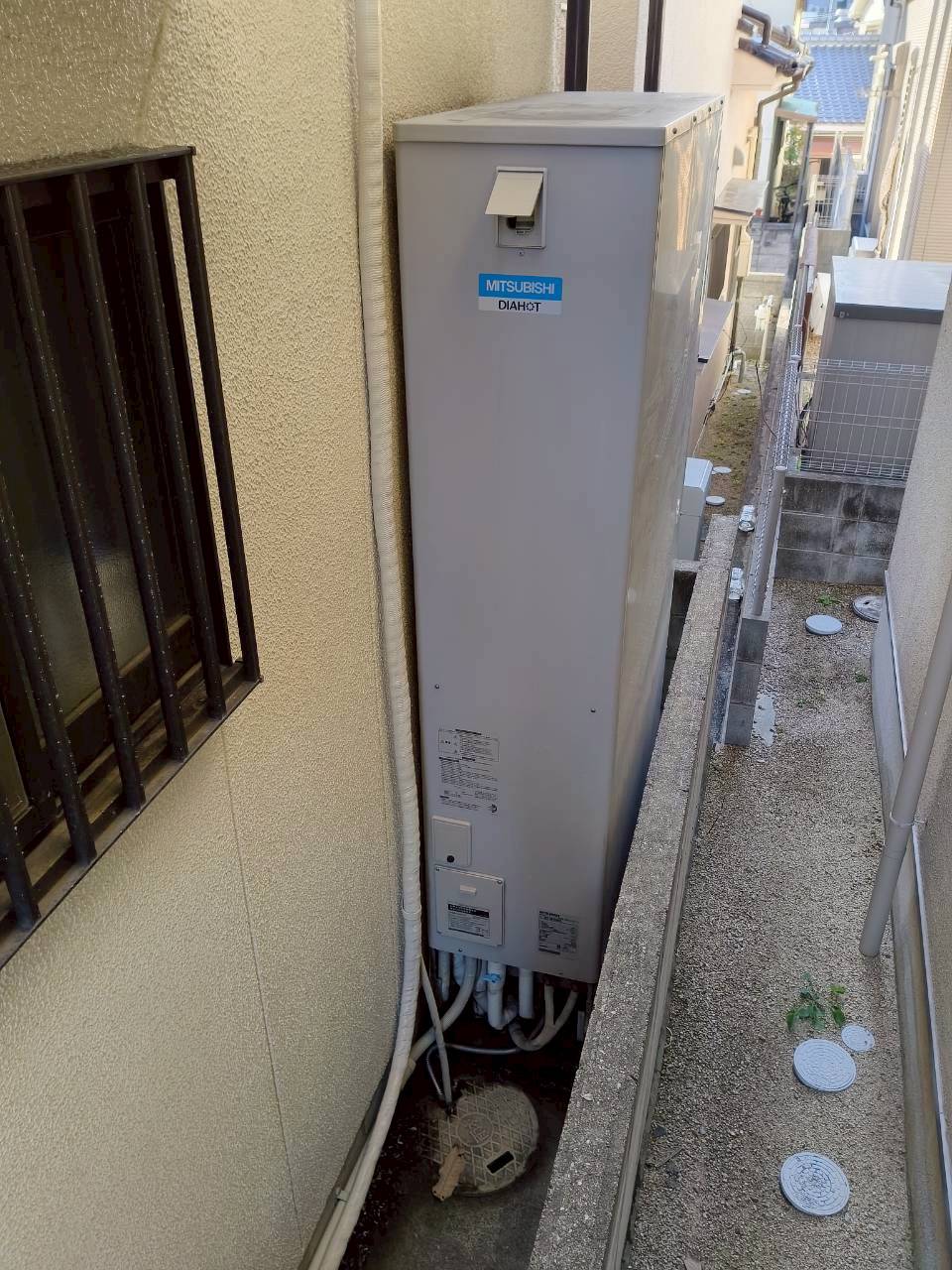 兵庫県明石市Nエコキュートの施工事例工事前写真