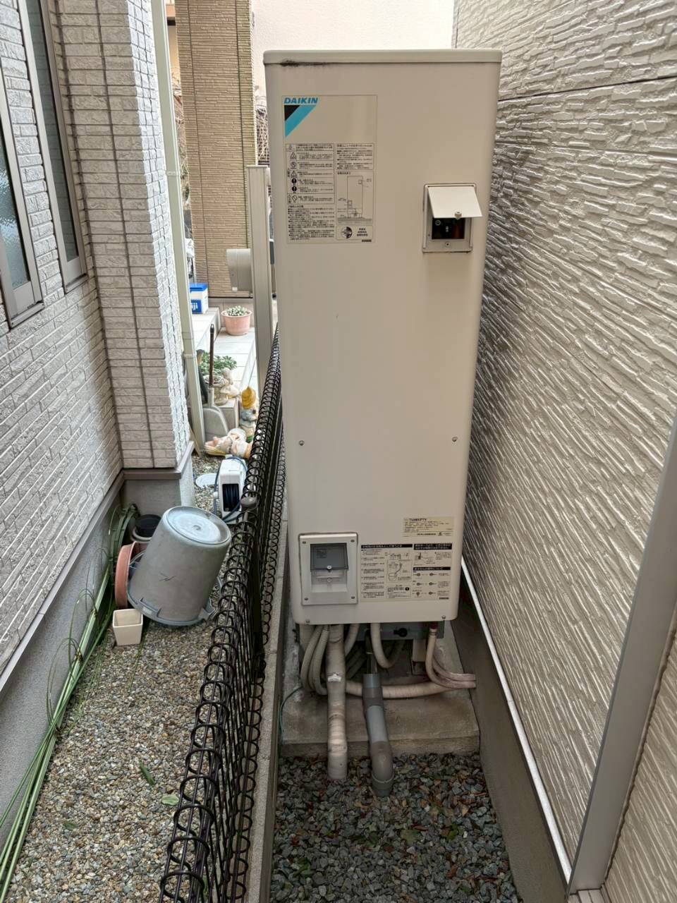 兵庫県加古川市Uエコキュートの施工事例工事前写真