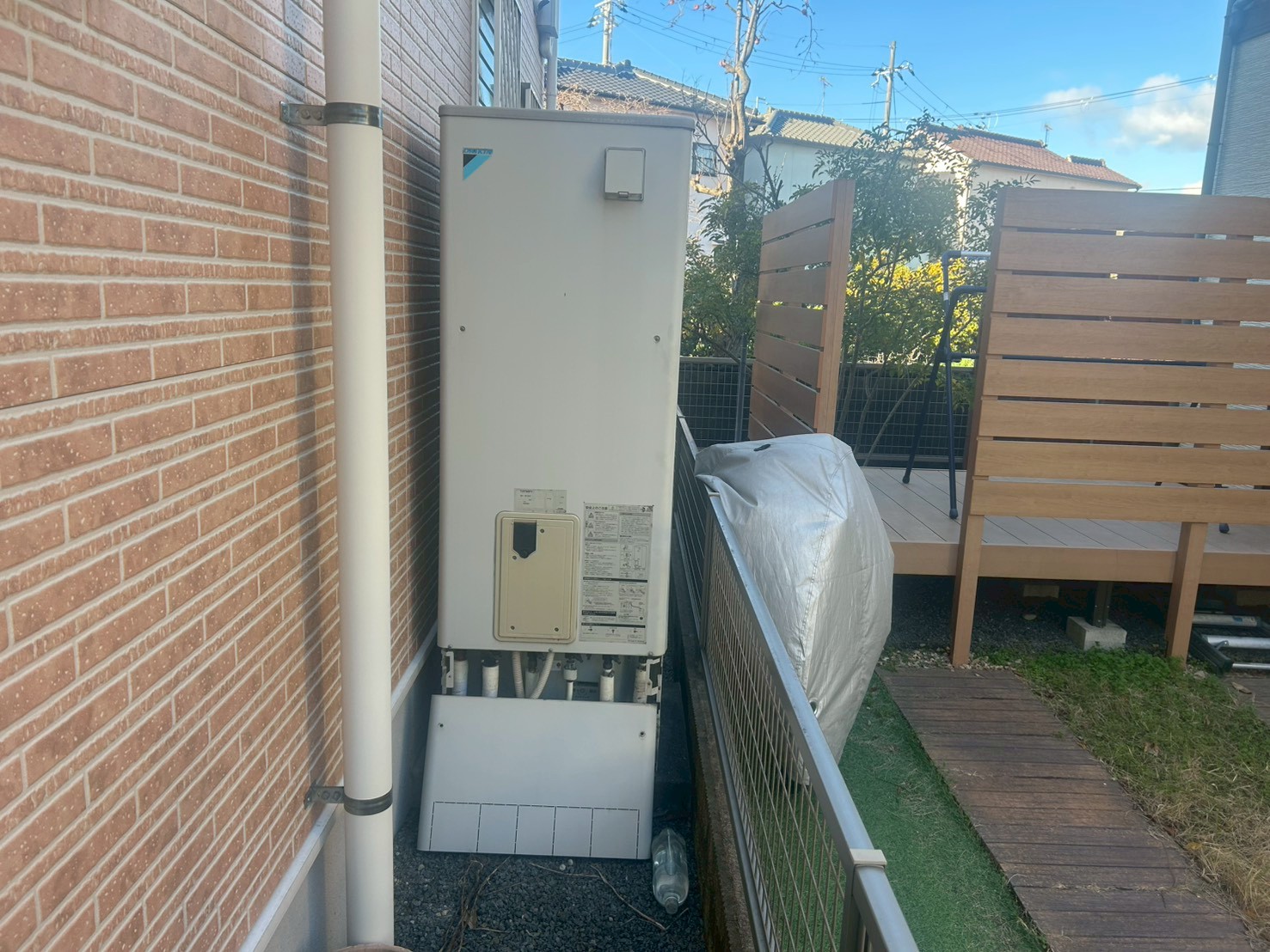 兵庫県高砂市Hエコキュートの施工事例工事前写真