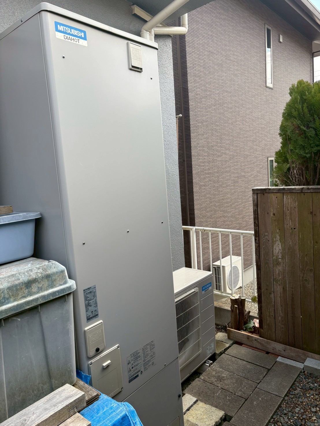 兵庫県三木市Tエコキュートの施工事例工事前写真