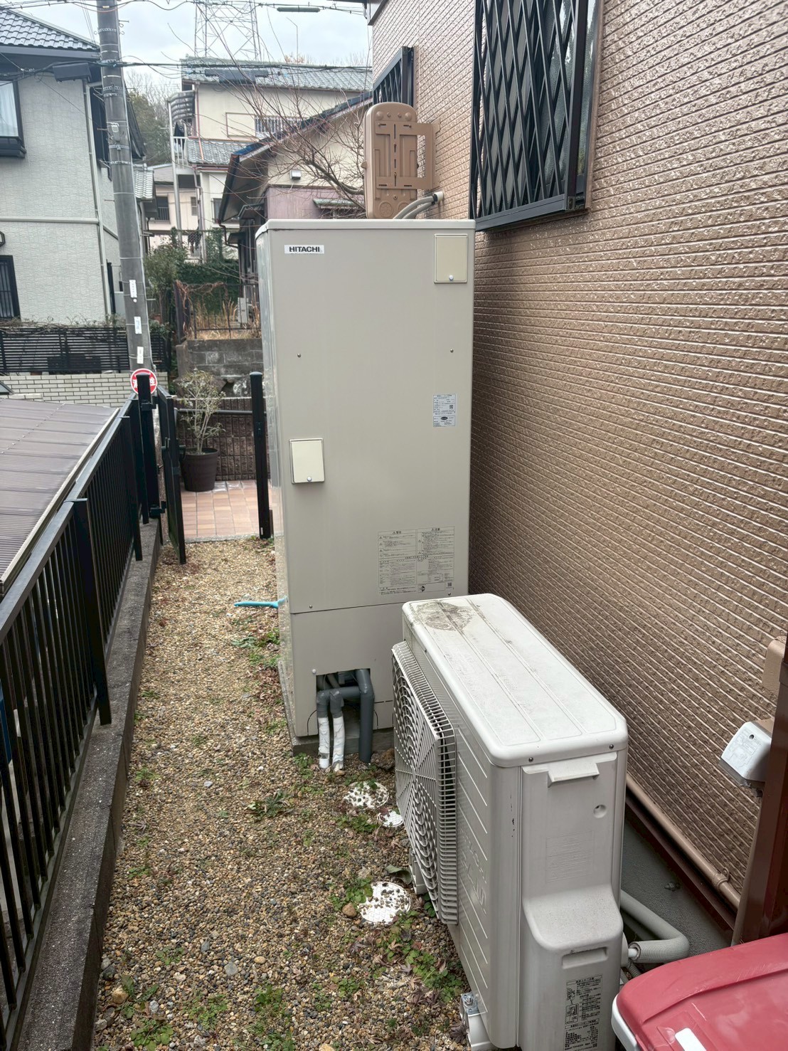 兵庫県三木市Nエコキュートの施工事例工事前写真