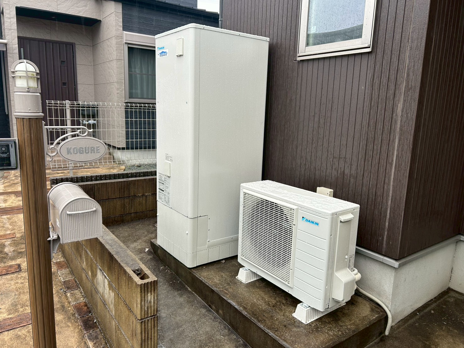 兵庫県加古川市Iエコキュートの施工事例工事後写真