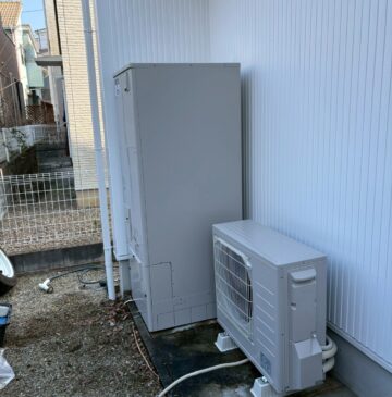 神戸市西区Sエコキュートの施工事例工事後写真