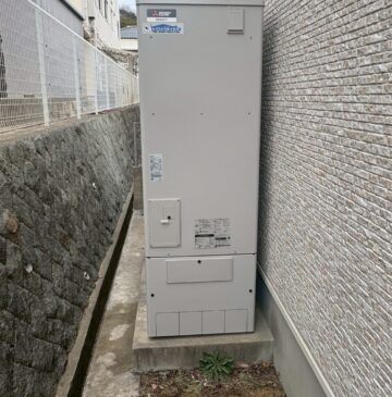 神戸市西区Kエコキュートの施工事例工事後写真