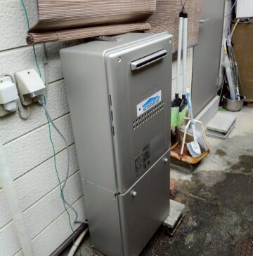 兵庫県宝塚市Sガス給湯器の施工事例工事後写真