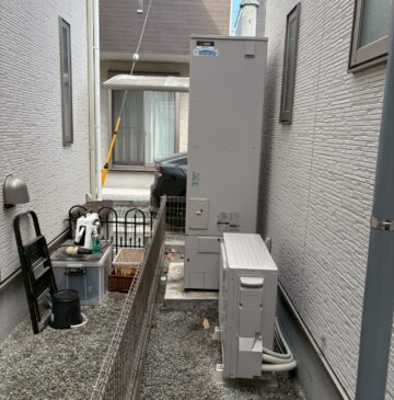 兵庫県加古川市Tエコキュートの施工事例工事後写真