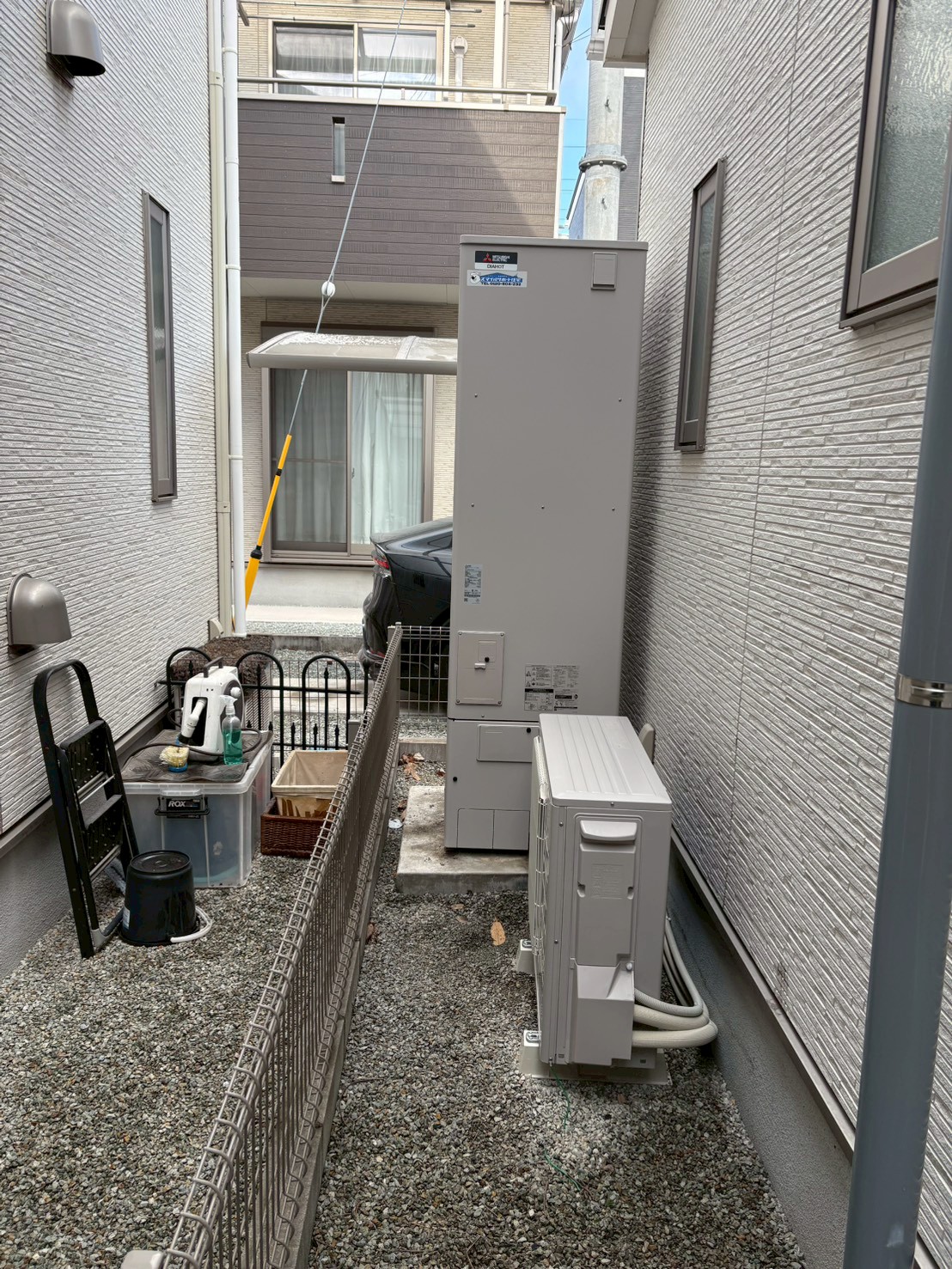 兵庫県加古川市Tエコキュートの施工事例工事後写真