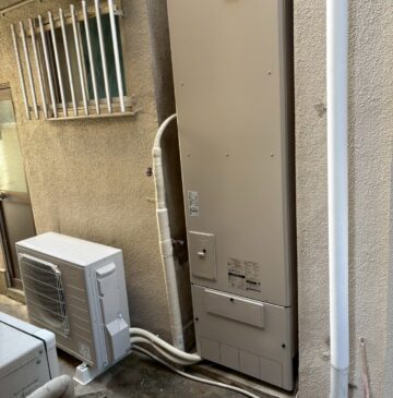 兵庫県明石市Kエコキュートの施工事例工事後写真