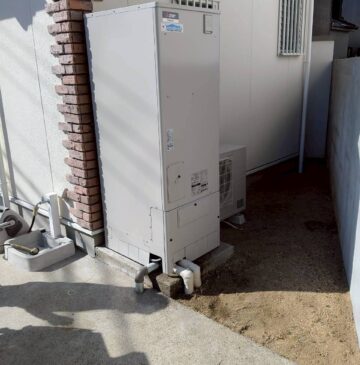 兵庫県明石市Mエコキュートの施工事例工事後写真