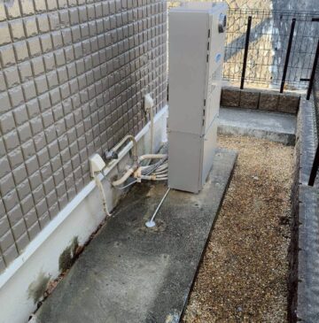 兵庫県川辺郡猪名川町Kガス給湯器の施工事例工事後写真