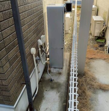 兵庫県明石市Kガス給湯器の施工事例工事後写真