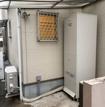 兵庫県姫路市Kエコキュートの施工事例工事後写真