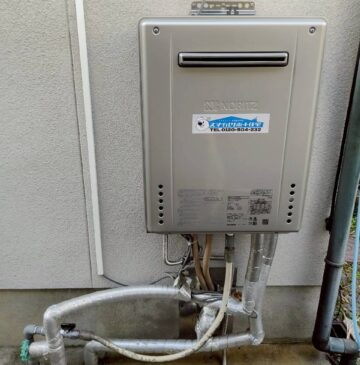 兵庫県姫路市Kガス給湯器の施工事例工事後写真