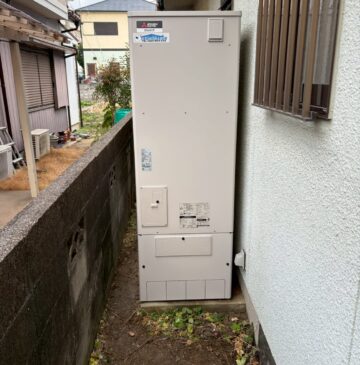 兵庫県加古川市Kエコキュートの施工事例工事後写真