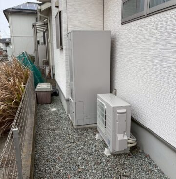 兵庫県明石市Fエコキュートの施工事例工事後写真