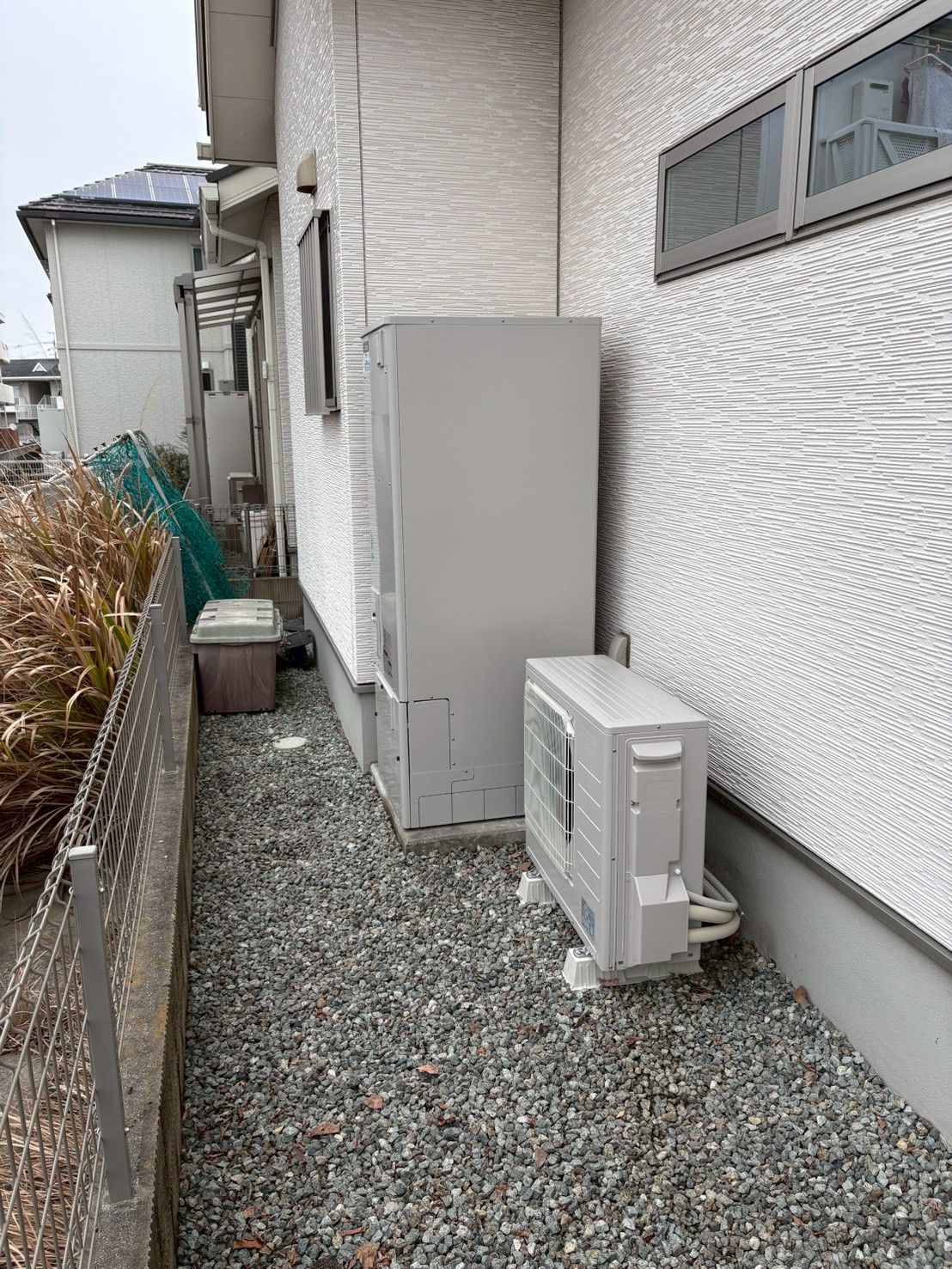 兵庫県明石市Fエコキュートの施工事例工事後写真