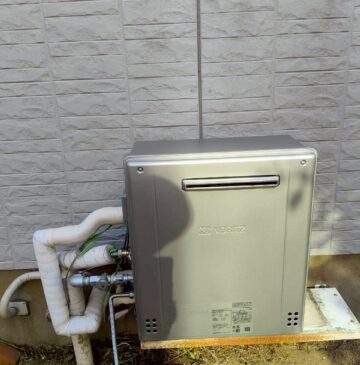 神戸市西区Tガス給湯器の施工事例工事後写真