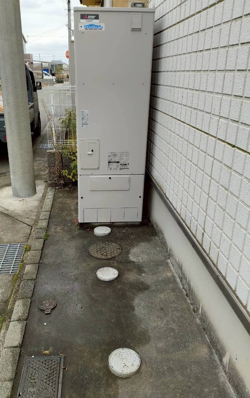 兵庫県姫路市Sエコキュートの施工事例工事後写真
