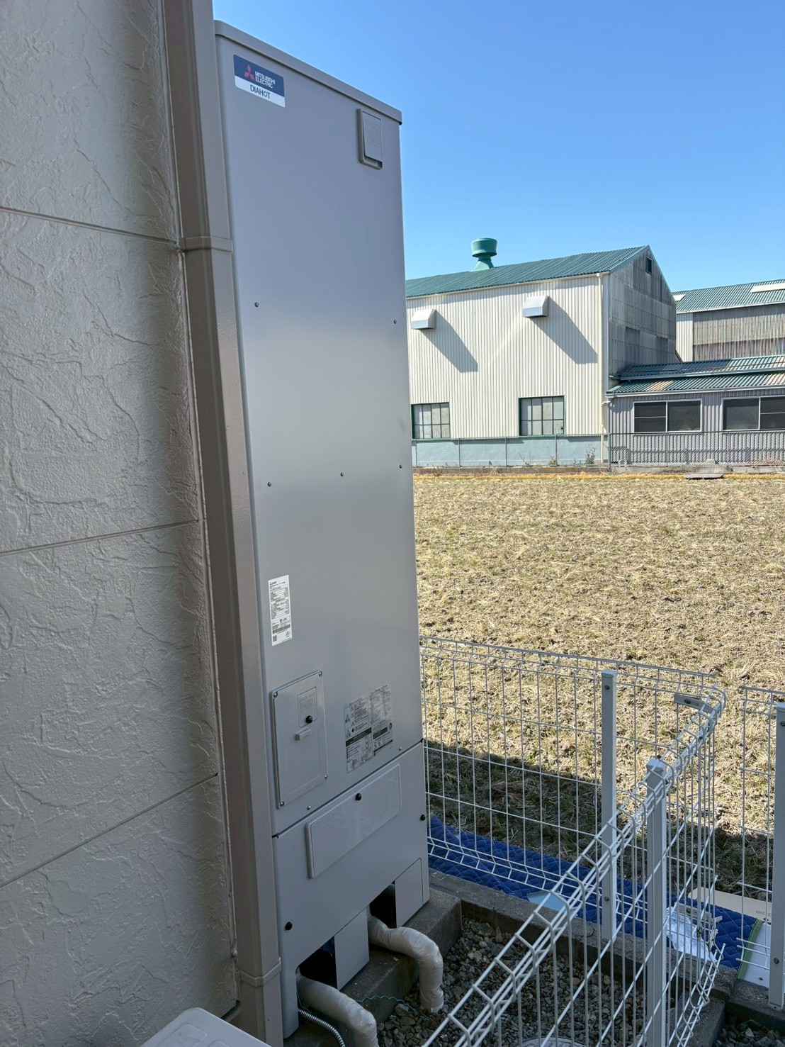 神戸市西区Mエコキュートの施工事例工事後写真