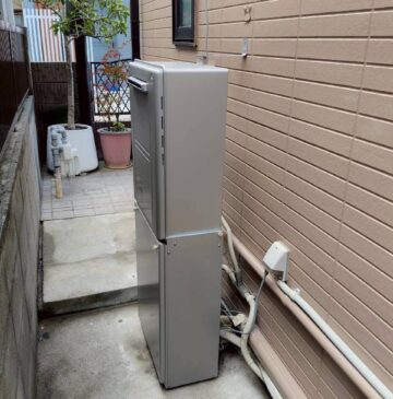 神戸市東灘区Yガス給湯器の施工事例工事後写真