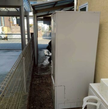 兵庫県明石市Yエコキュートの施工事例工事後写真