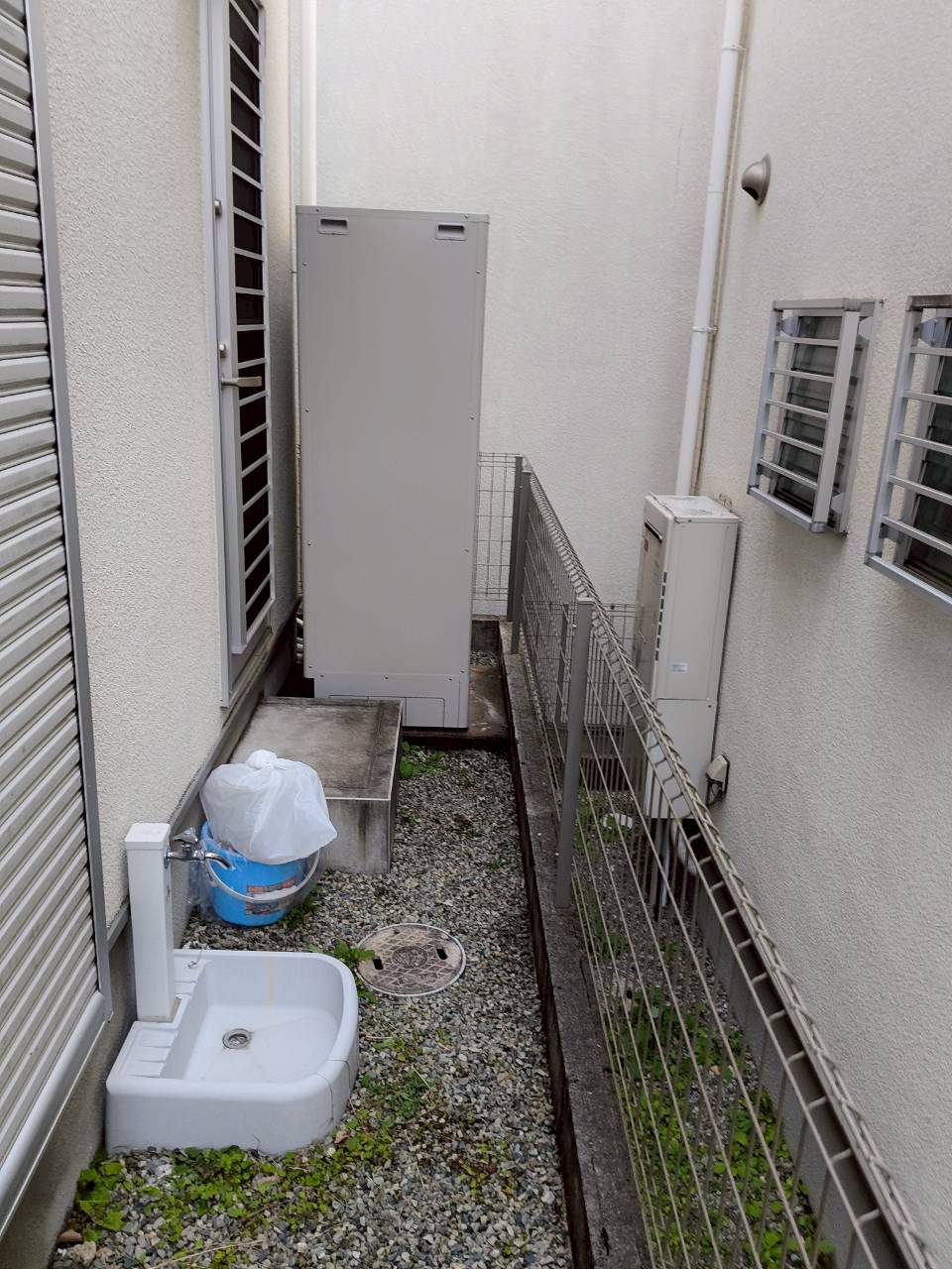 兵庫県加西市Mエコキュートの施工事例工事後写真