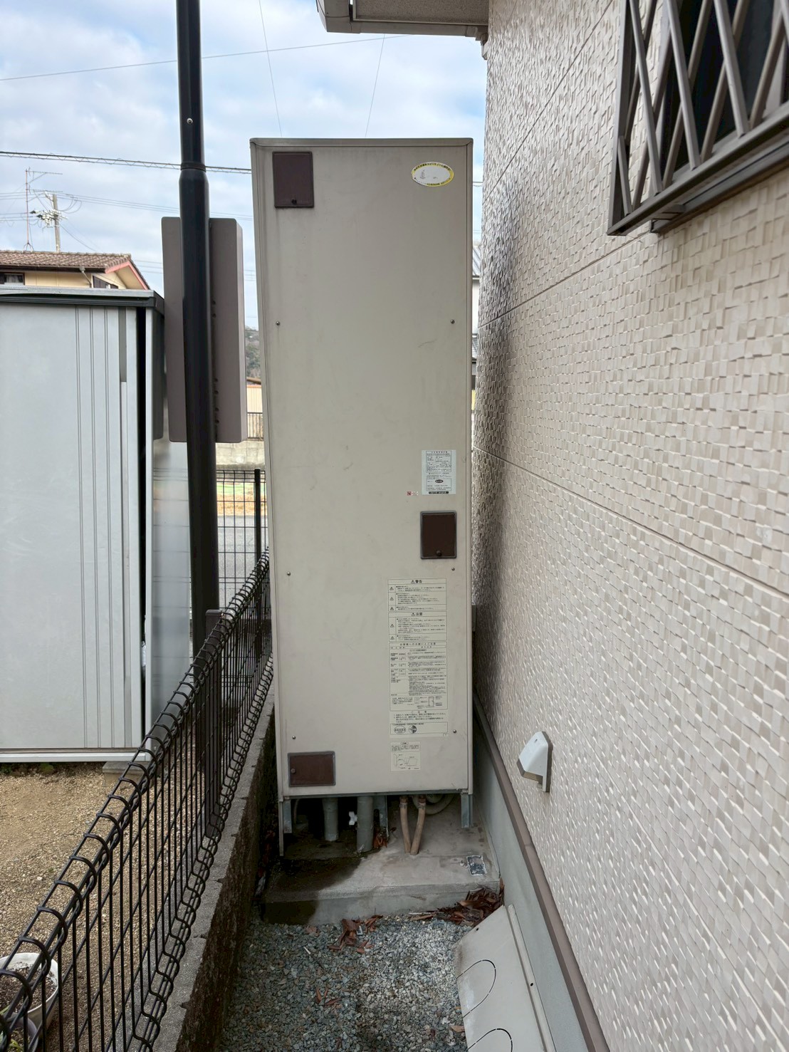 兵庫県たつの市Hエコキュートの施工事例工事前写真